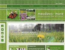 Tablet Screenshot of meadowsandmore.com